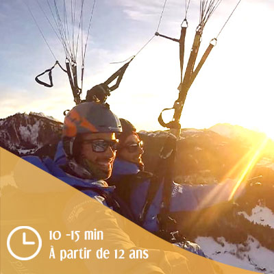parapente- Vol découverte hiver